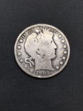 1905-S United States Barber Silver Half Dollar - 90% Silver Coin from Estate