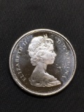 1965 Canada Silver Quarter - 80% Silver Coin from Estate - UNCIRCULATED - 0.15 Ounce ASW