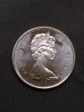 1965 Canada Silver Quarter - 80% Silver Coin from Estate - UNCIRCULATED - 0.15 Ounce ASW