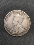 1913 Canada Silver Half Dollar - 92.5% Silver Coin from Estate - 0.3456 Ounces ASW