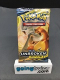 Factory Sealed Pokemon Sun & Moon UNBROKEN BONDS 10 Card Booster Pack