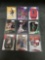 9 Card Lot of BASKETBALL ROOKIE CARDS - Mostly Newer Sets - From Huge Collection