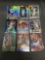 9 Card Lot of REFRACTORS and PRIZMS from Huge Collection with Rookies and Stars - WOW