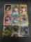 9 Card Lot of SERIAL NUMBERED Sports Cards from Huge Collection with Rares and Stars!