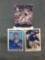 3 Card Lot of Hand Signed Autographed Baseball Cards - Mike Harkey, Gary Carter, Xavier Hernandez