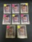8 Card Lot of 1990 Leaf #197 CAL RIPKEN JR. Orioles Baseball Cards from Huge Collection