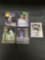 5 Card Lot of CERTIFIED BASEBALL AUTOGRAPHED CARDS From Huge Collection!