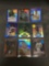 9 Card Lot of REFRACTORS and PRIZMS from Huge Collection with Rookies and Stars - WOW