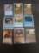 9 Card Lot of Vintage Magic the Gathering Trading Cards from Estate Collection