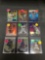 9 Card Lot of REFRACTORS and PRIZMS from Huge Collection with Rookies and Stars - WOW