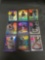 9 Card Lot of REFRACTORS and PRIZMS from Huge Collection with Rookies and Stars - WOW