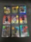 9 Card Lot of REFRACTORS and PRIZMS from Huge Collection with Rookies and Stars - WOW