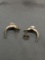 Pair of Sterling Silver Dolphin Earlings 2cm Long from Estate Collection
