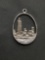 Chicago Skyline Sterling Silver Bracelet Charm 2.2 x 1.8cm from Estate Collection