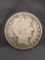 1908 United States Barber Silver Half Dollar - 90% Silver Coin from Estate