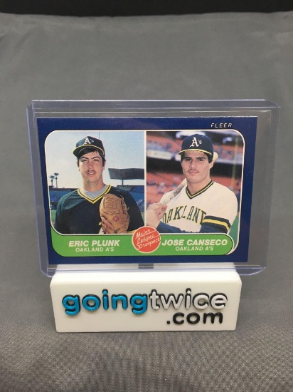1986 Fleer #649 JOSE CANSECO A's ROOKIE Baseball Card from Huge Collection