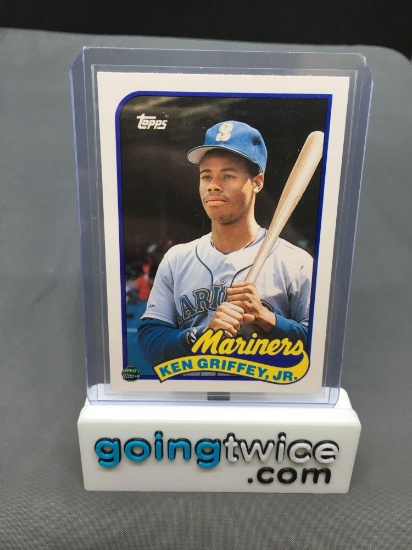 1989 Topps Traded Baseball #41T KEN GRIFFEY JR Seattle Mariners Rookie Trading Card - Hall of Famer!