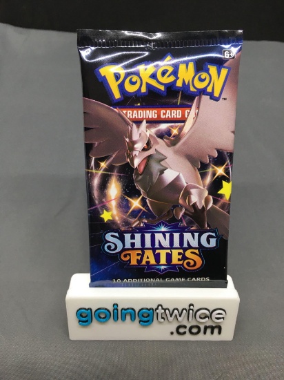 Factory Sealed Pokemon SHINING FATES 10 Card Booster Pack - Shiny CHARIZARD?