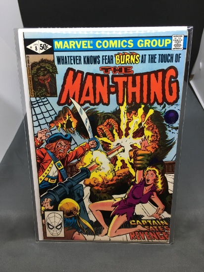 Marvel Comics THE MAN-THING #8 Vintage Comic Book from Estate Collection - Horror!