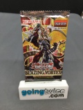 Factory Sealed Yu-Gi-Oh Yugioh BLAZING VORTEX 9 Card Booster Pack