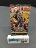 Factory Sealed Yu-Gi-Oh Yugioh BLAZING VORTEX 9 Card Booster Pack