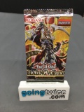 Factory Sealed Yu-Gi-Oh Yugioh BLAZING VORTEX 9 Card Booster Pack