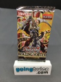 Factory Sealed Yu-Gi-Oh Yugioh BLAZING VORTEX 9 Card Booster Pack