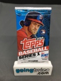Factory Sealed 2016 Topps Baseball SERIES 1 Hobby Set 10 Card Pack