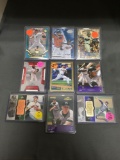 9 Card Lot of SERIAL NUMBERED Baseball Cards from Huge Store Closeout Collection - Some Low #'d!