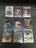 9 Card Lot of SERIAL NUMBERED Baseball Cards from Huge Store Closeout Collection - Some Low #'d!