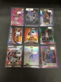 9 Card Mixed Sports Lot of REFRACTORS and PRIZMS from Huge Collection