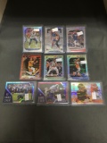 9 Card Mixed Sports Lot of REFRACTORS and PRIZMS from Huge Collection