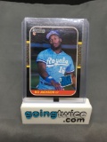 1987 Donruss Baseball #35 BO JACKSON Royals Rated Rookie Trading Card from Massive Collection