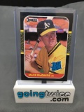 1987 Donruss Baseball #46 MARK MCGWIRE Athletics Rated Rookie Trading Card from Massive Collection