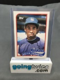 1989 Topps Traded Baseball #110T DEION SANDERS Yankees Rookie Trading Card from Massive Collection