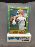 1986 Topps Football #187 BERNIE KOSAR Browns Trading Card from Massive Collection