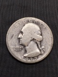 1937-D United States Washington Silver Quarter - 90% Silver Coin