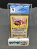 CGC Graded 1999 Pokemon Jungle 1st Edition #51 EEVEE Trading Card - MINT 9