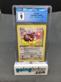 CGC Graded 1999 Pokemon Jungle 1st Edition #51 EEVEE Trading Card - MINT 9