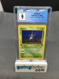 CGC Graded 1999 Pokemon Jungle 1st Edition #58 ODDISH Trading Card - MINT 9