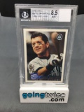 BGS Graded 1996 Topps Baseball #247 EDGAR MARTINEZ Game-Used Jersey Mariners Trading Card - NM-MT+