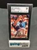 SGC Graded 1994 Fleer Flair Baseball #340 ALEX RODRIGUEZ Mariners Rookie Trading Card - MINT 96