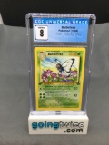 CGC Graded 1999 Pokemon Jungle 1st Edition #33 BUTTERFREE Trading Card - NM-MT 8