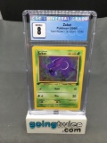 CGC Graded 2000 Pokemon Team Rocket 1st Edition #70 ZUBAT Trading Card - NM-MT 8