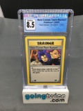 CGC Graded 2000 Pokemon Team Rocket 1st Edition #71 HERE COMES TEAM ROCKET Trading Card - NM-MT+ 8.5