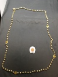 Lot of Two, One Super Value Food Stores Lucky Horseshoe w/ Penny Alloy Charm & Faux Pearl Beaded