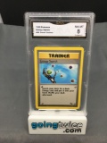 GMA Graded 1999 Pokemon Fossil #59 ENERGY SEARCH Trading Card - NM-MT 8