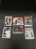 6 Card Lot of DEREK JETER New York Yankees Baseball Cards from Massive Collection