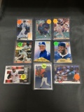 9 Card Lot of KEN GRIFFEY JR. Seattle Mariners Baseball Cards from Massive Collection