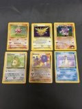 5 Card Lot of Vintage Pokemon Holofoil Rare Trading Cards from Recent Collection Find!